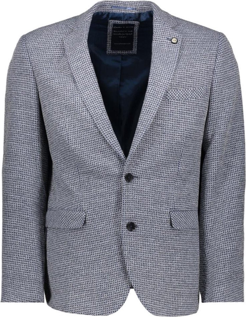 Carter & Davis Lange mouw  - 2628-2434 Colbert Blauw (Maat: 56)