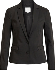 Blazer Dames Vila Zwart maat M (38)