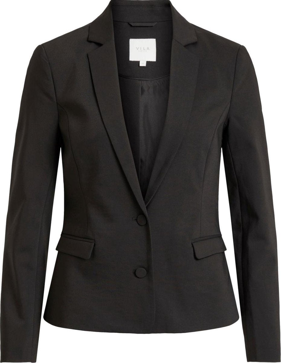 Blazer Dames Vila Zwart maat M (38)