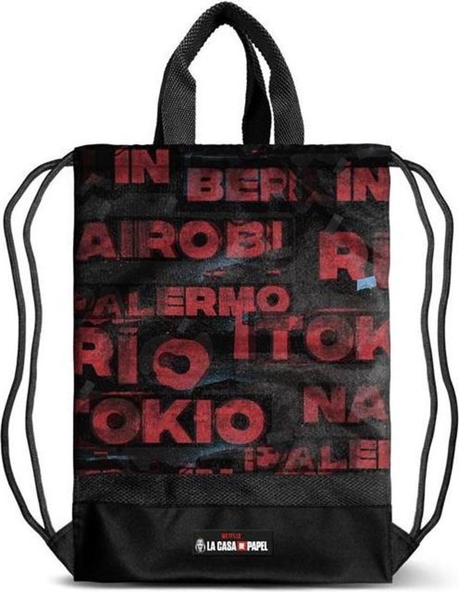 LA CASA DE PAPEL - Cities - Gym Bag '49x34x1cm'