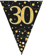 Vlaggenlijn 30 jaar Zwart Goud