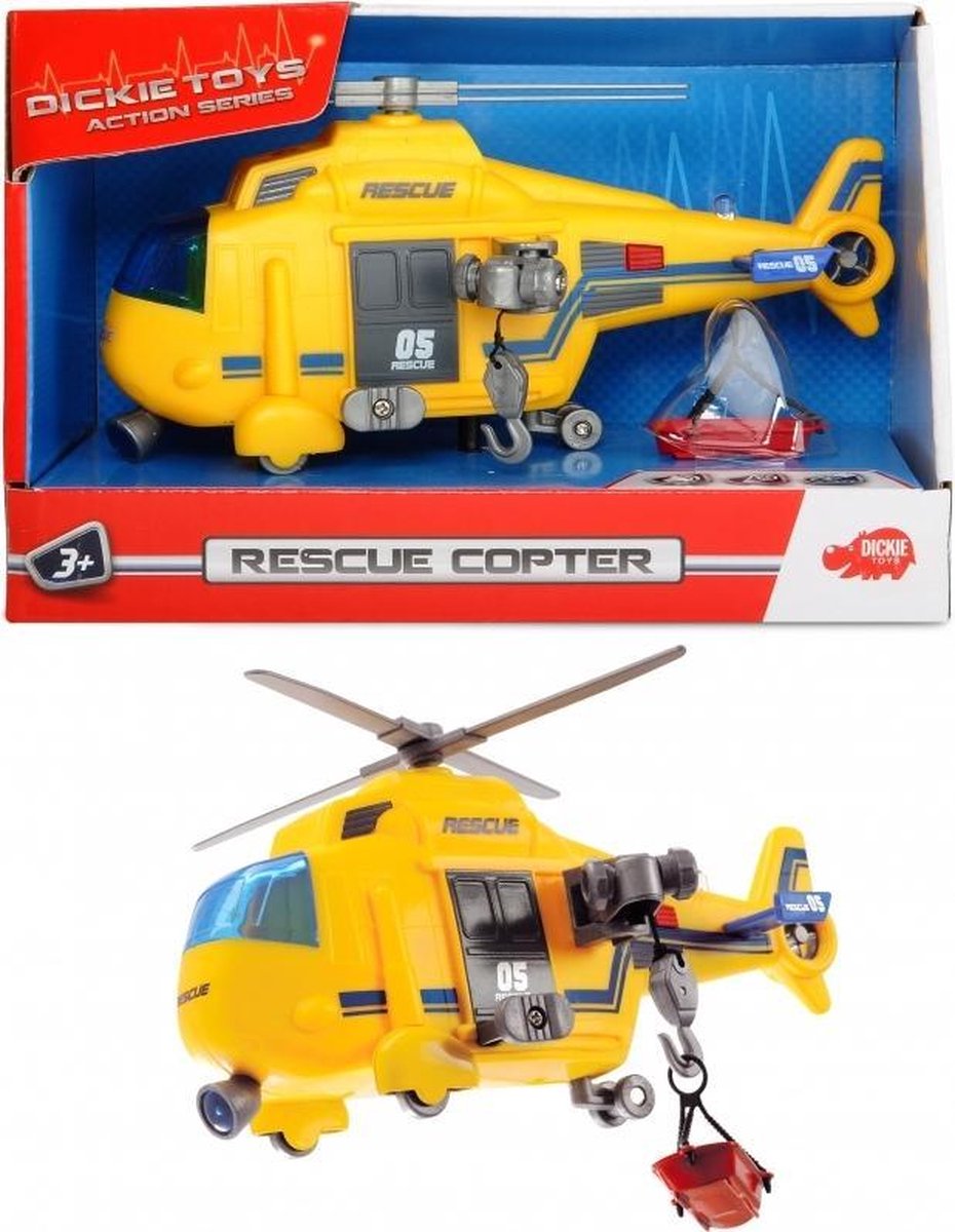 Dickie - Action Series - Reddingshelikopter (15cm)