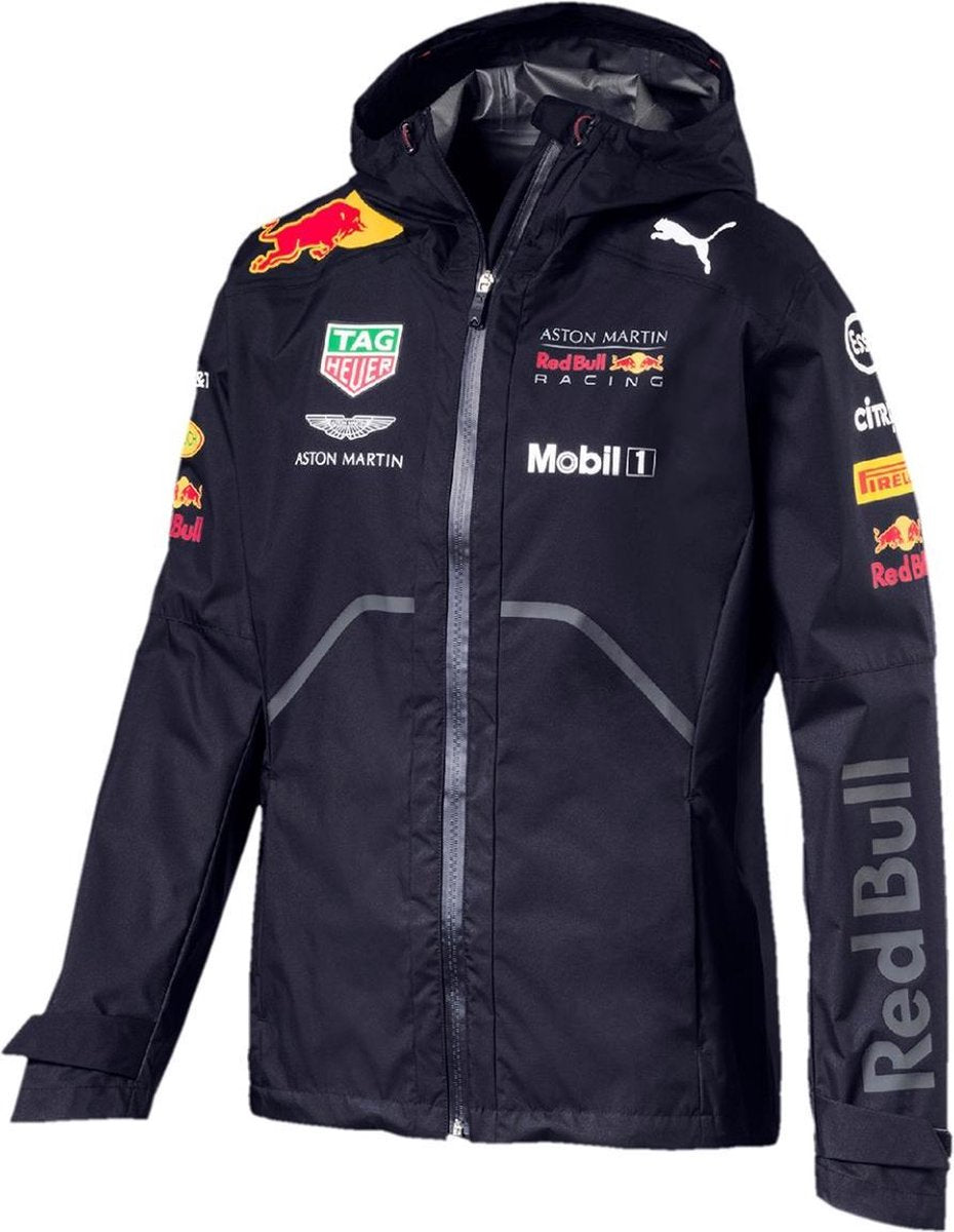Red Bull Regenjas Heren Polyester Donkerblauw Maat Xs