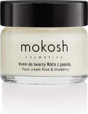 Mokosh | Firming anti-aging face cream Rose & blueberry | Natuurlijke Gezichtscréme | Verzorgend | Anti-rimpels | Hydraterend | Veganistisch | Natuurlijke ingrediënten | Droge Huid | 15ml