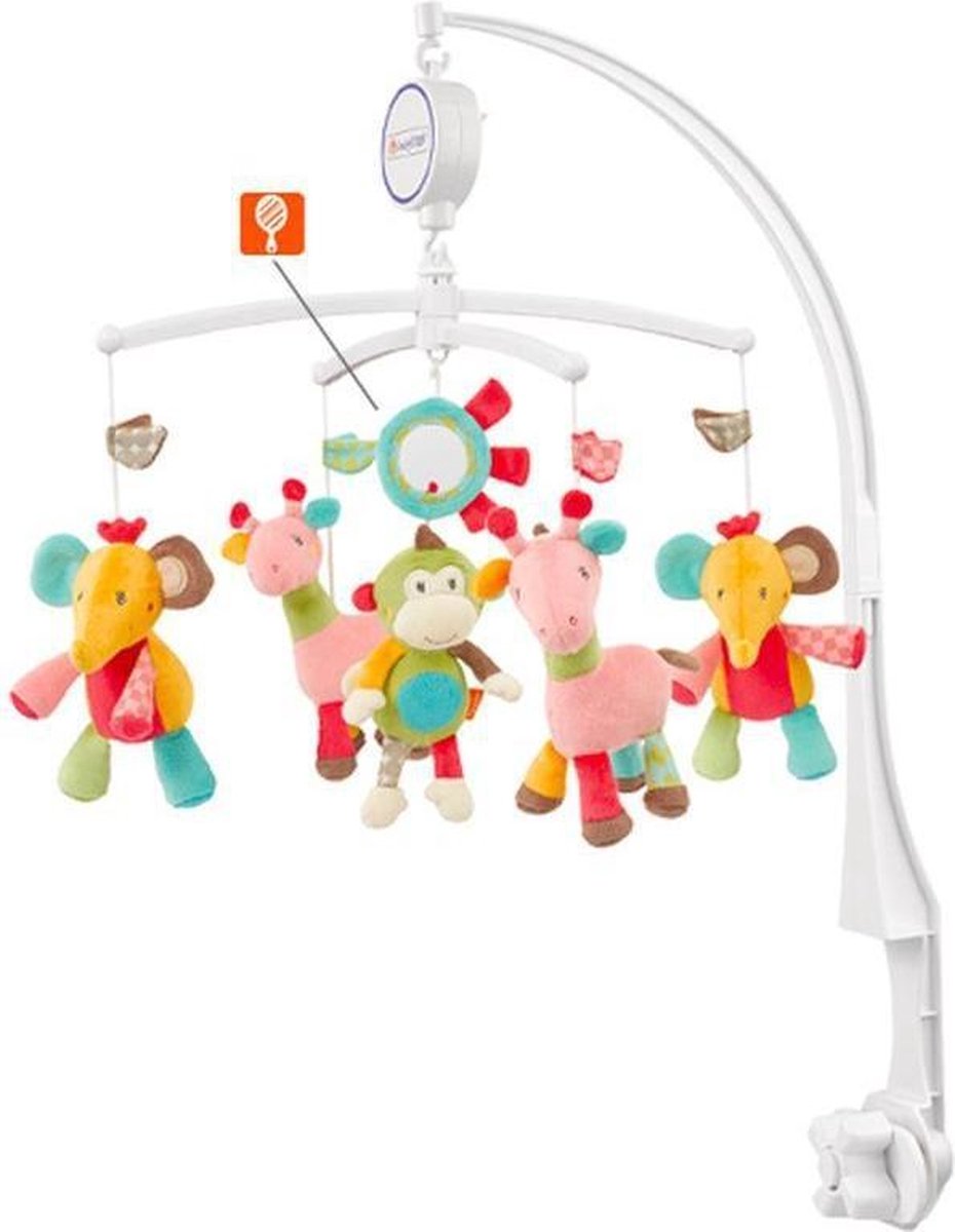 Muziekmobiel Safari Classic Stars 40 Cm Multicolor