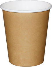 Hot cup enkelwandig Kraft lichtbruin 24cl (Box 1000)