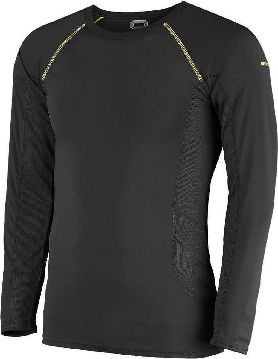 Stanno Bodywear T-Shirt LS - Sportshirt Maat XXL - Zwart