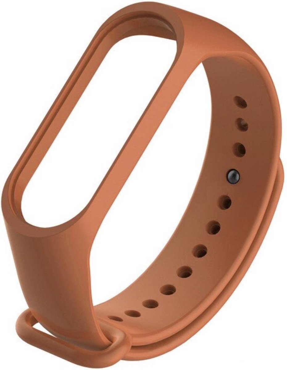 Band voor smartwatch Mi Band 3 y 4 - Vervanging - Horlogeband - Armband - Koffie