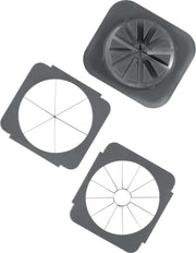 Lurch KUBUS 2 messenroosters - aardappelwedges/appels - 12x10.5x7.5cm