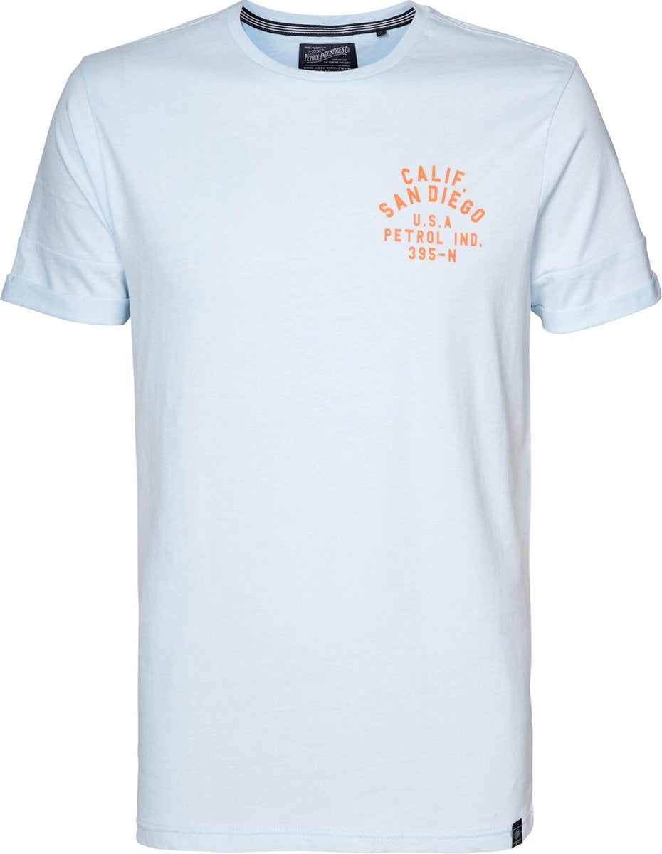 Petrol Industries - Heren San Diego t-shirt - Blauw - Maat L