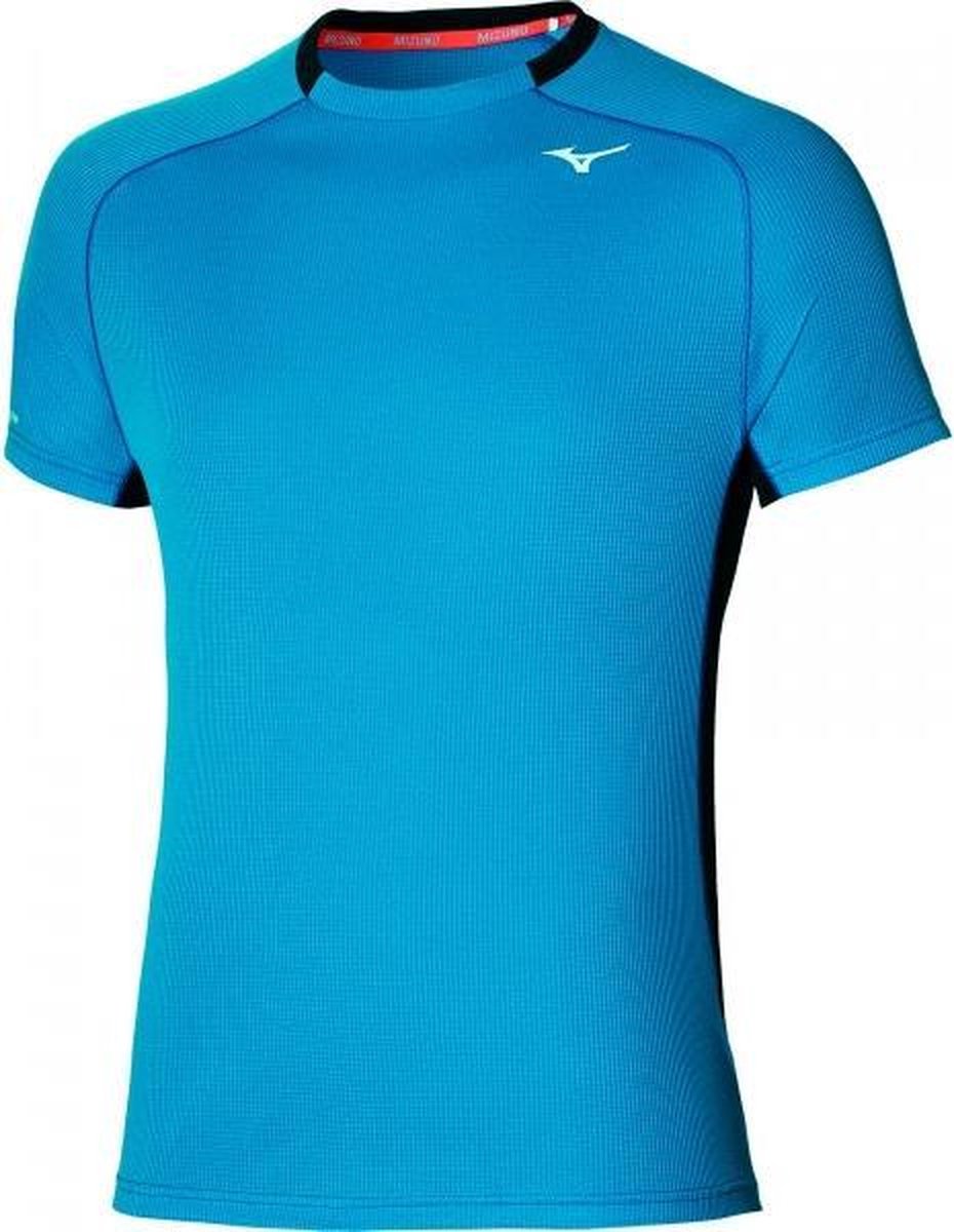Mizuno DryAeroFlow Shirt Heren - blauw - maat XXL