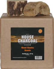 Rookhout Chunks Acacia - Chunks Acacia smoking wood - 2