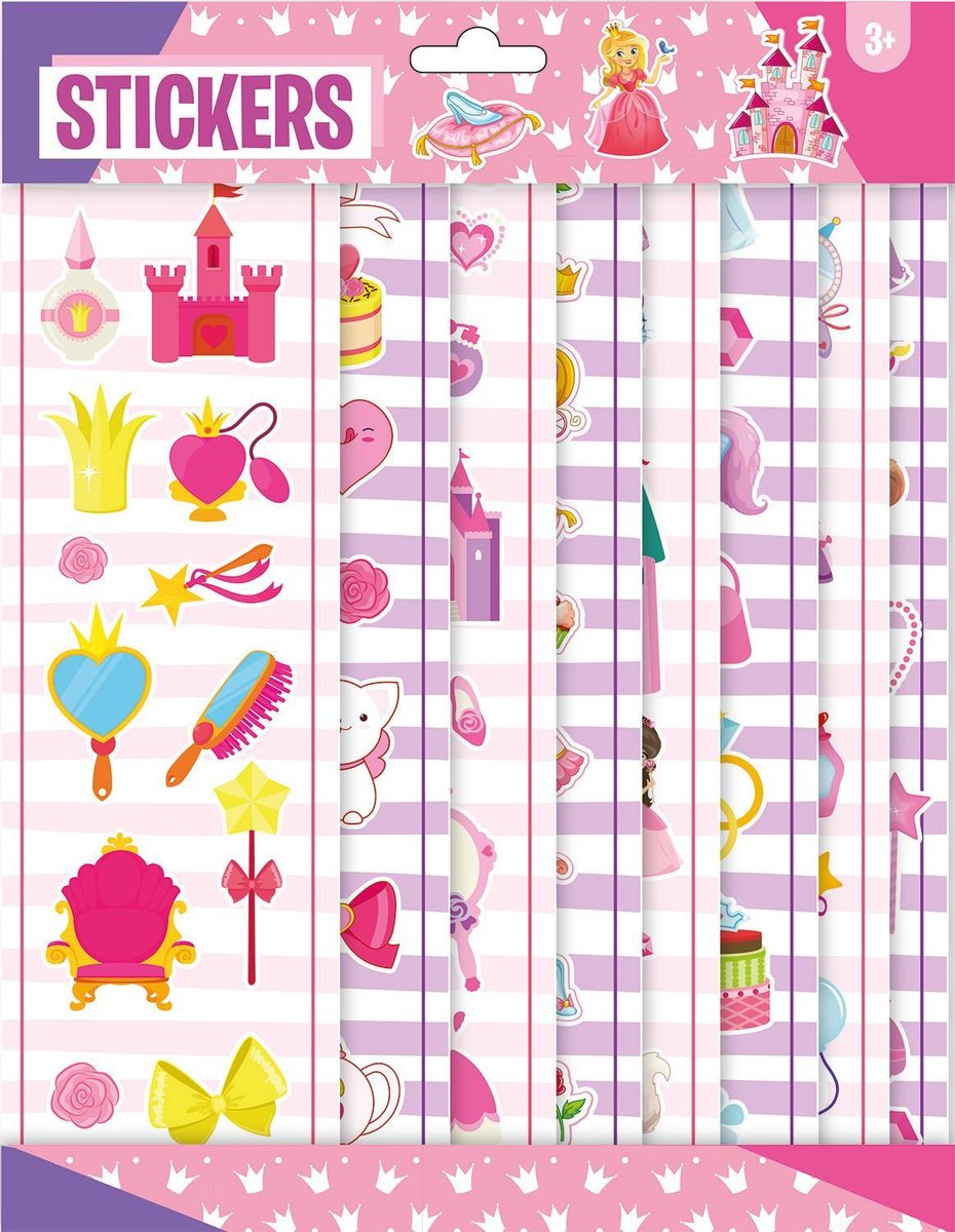 W&o Stickerset Meisjes 21 X 29