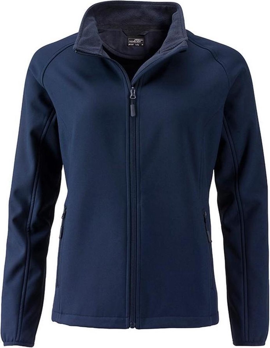 James and Nicholson Dames/dames Promo Softshell Jacket (Marine/Navy)