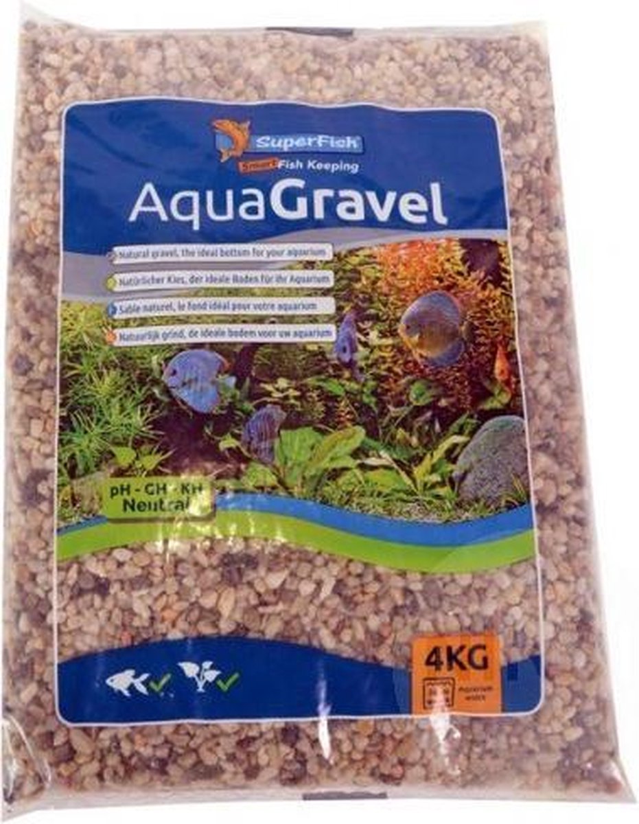 Sf aquariumgrind licht 3-6mm 4kg