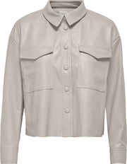 Only Marina Faux Leather Dames Jas - Maat XS