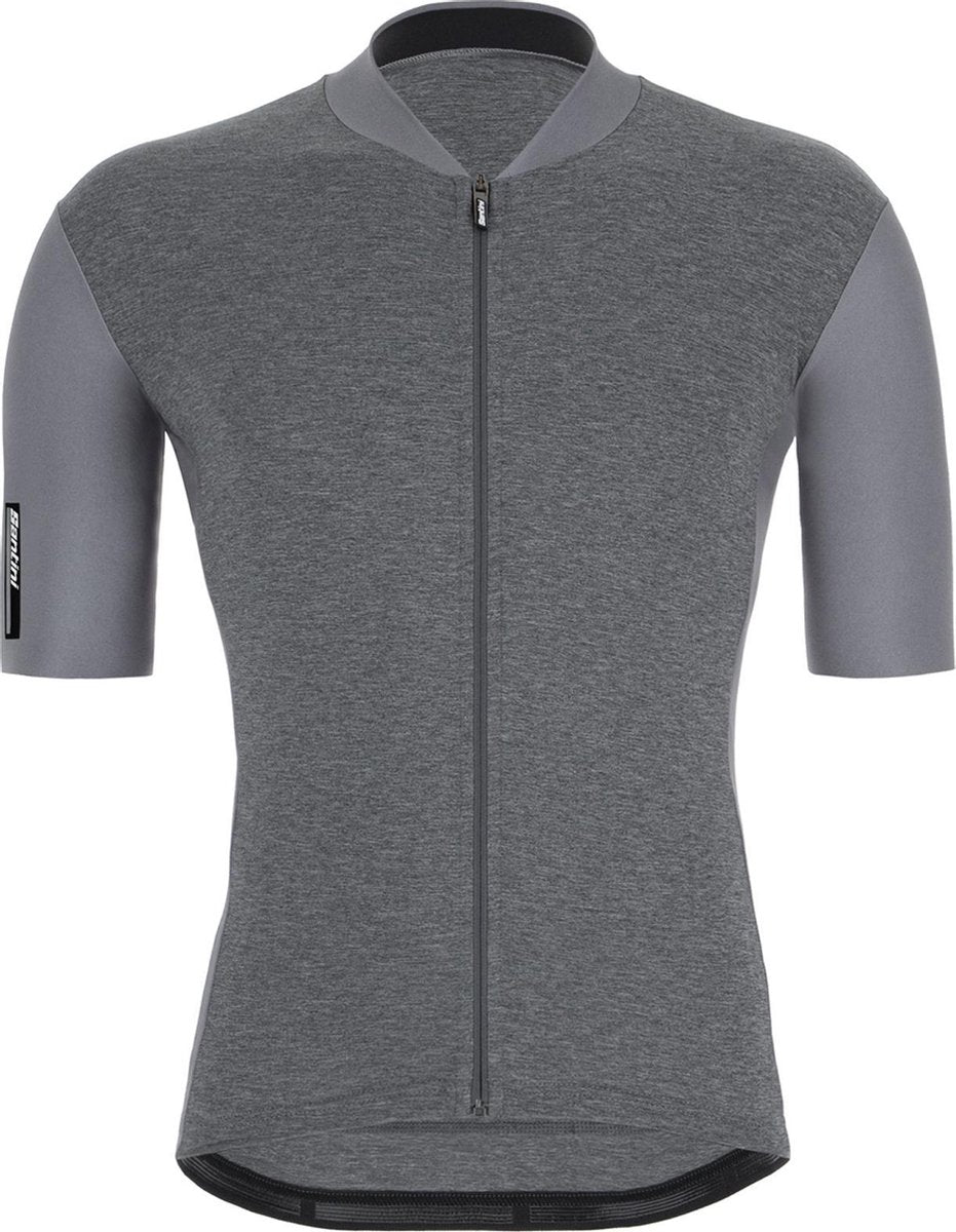Santini Colore S/S Fietsshirt - Maat XXL  - Mannen - grijs