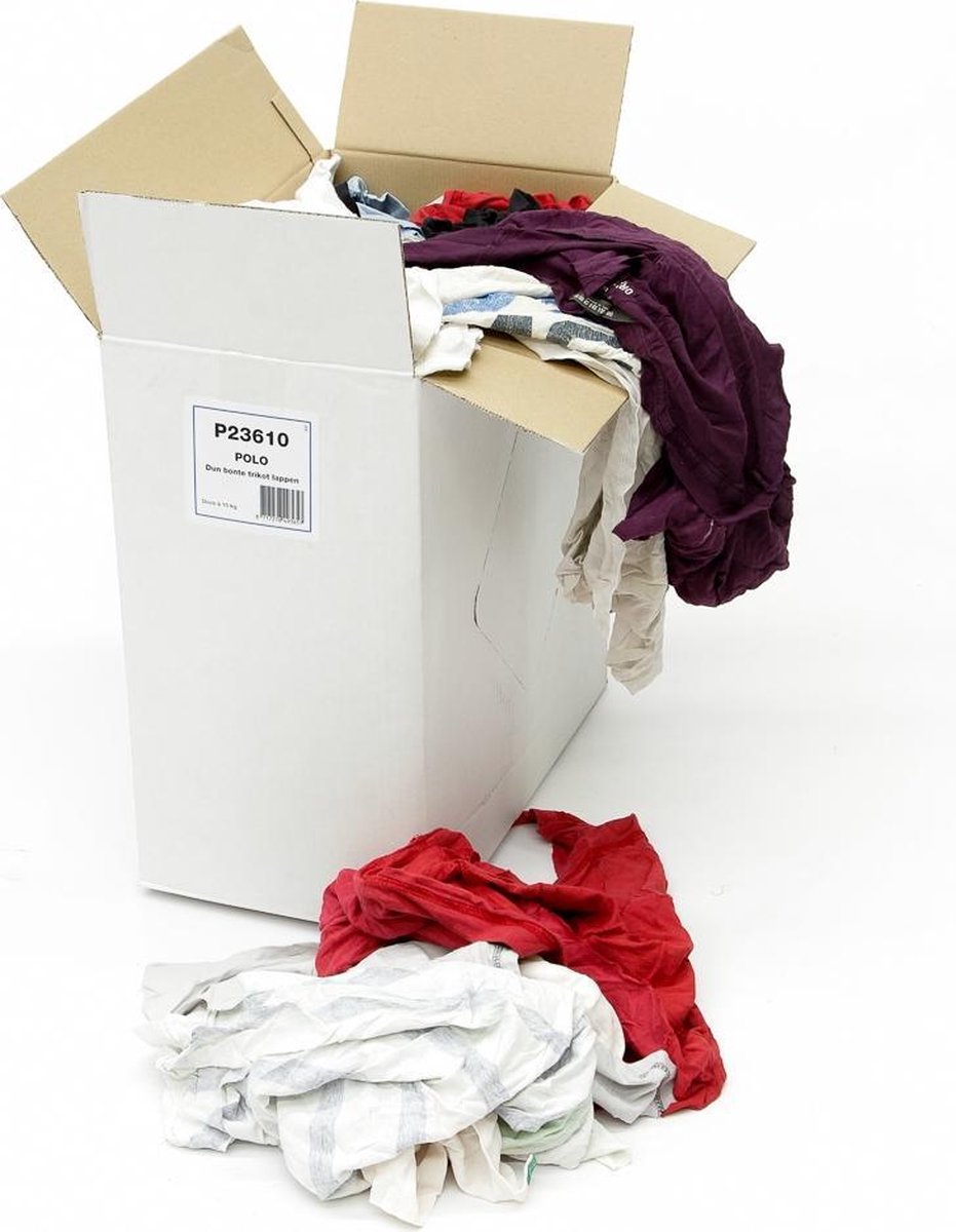 Poetslappen tricot dun bont 1 kg