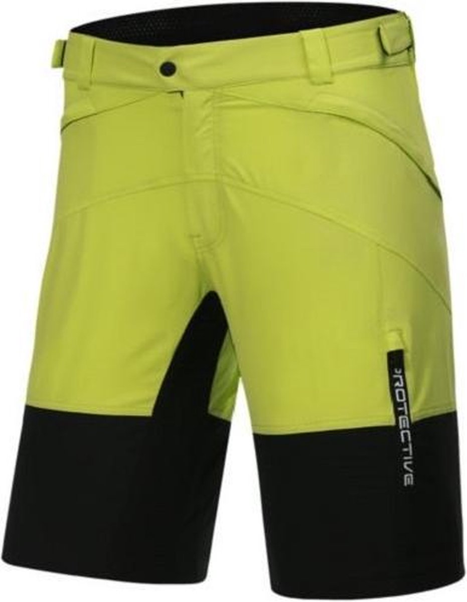 Protective Fietsbroek P-bounce Heren Polyester Lime/zwart Maat 2xl