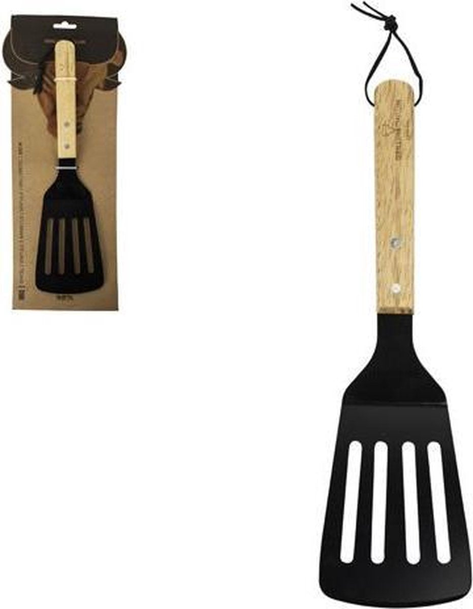 Gusta BBQ Spatel 35cm Zwart