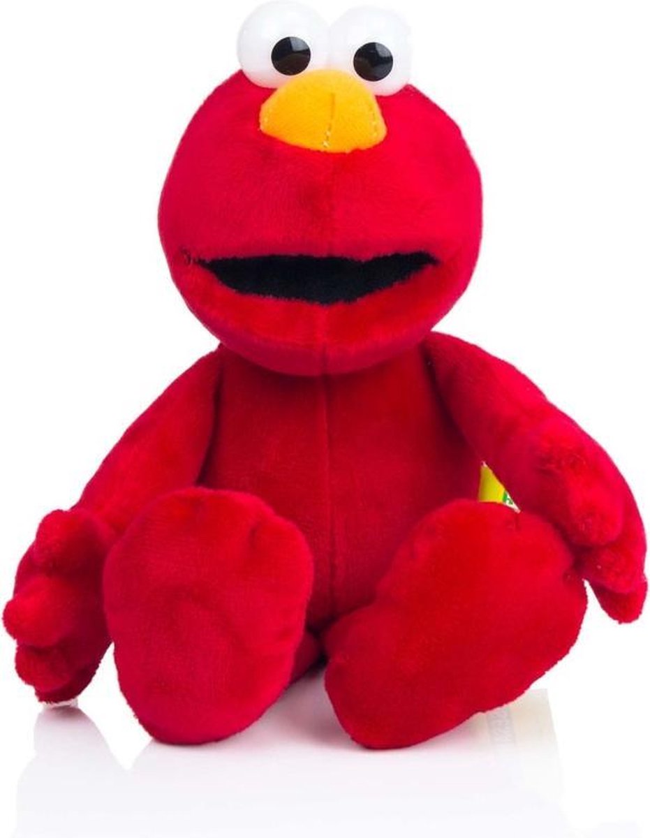 Elmo Sesamstraat pluche knuffel 25 cm speelgoed - Sesamstraat figuren cartoon knuffels voor kinderen