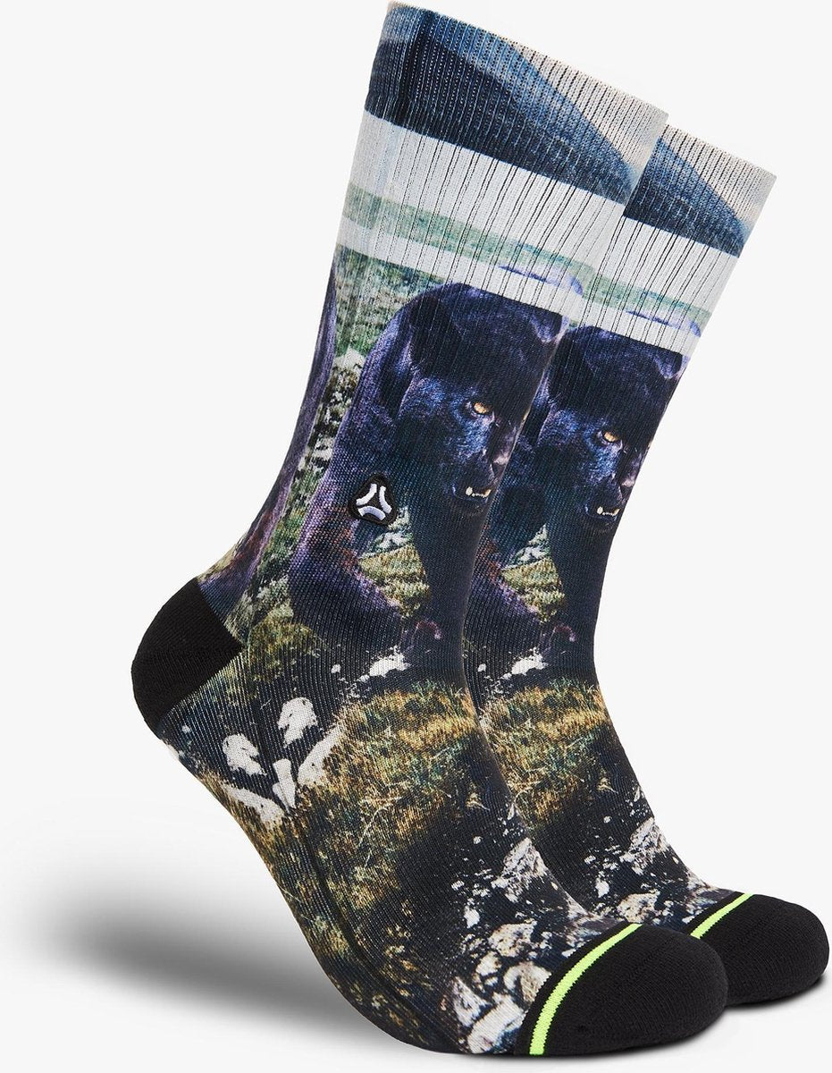 FLINCK Sportsokken Black Panther Fitness Crossfit Sokken 42-44