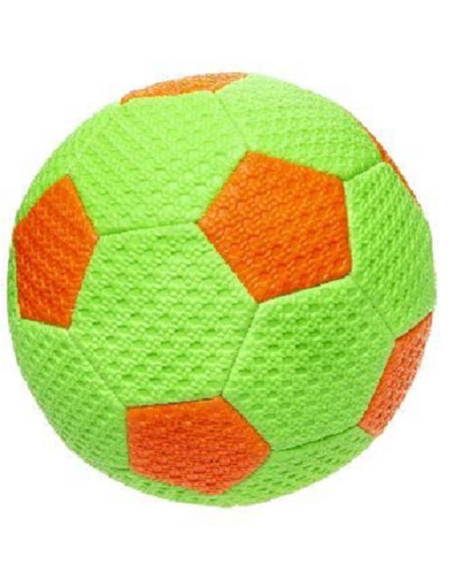 Neon voetbal groen/oranje | fluor | fluor voetbal | jongens | meisjes