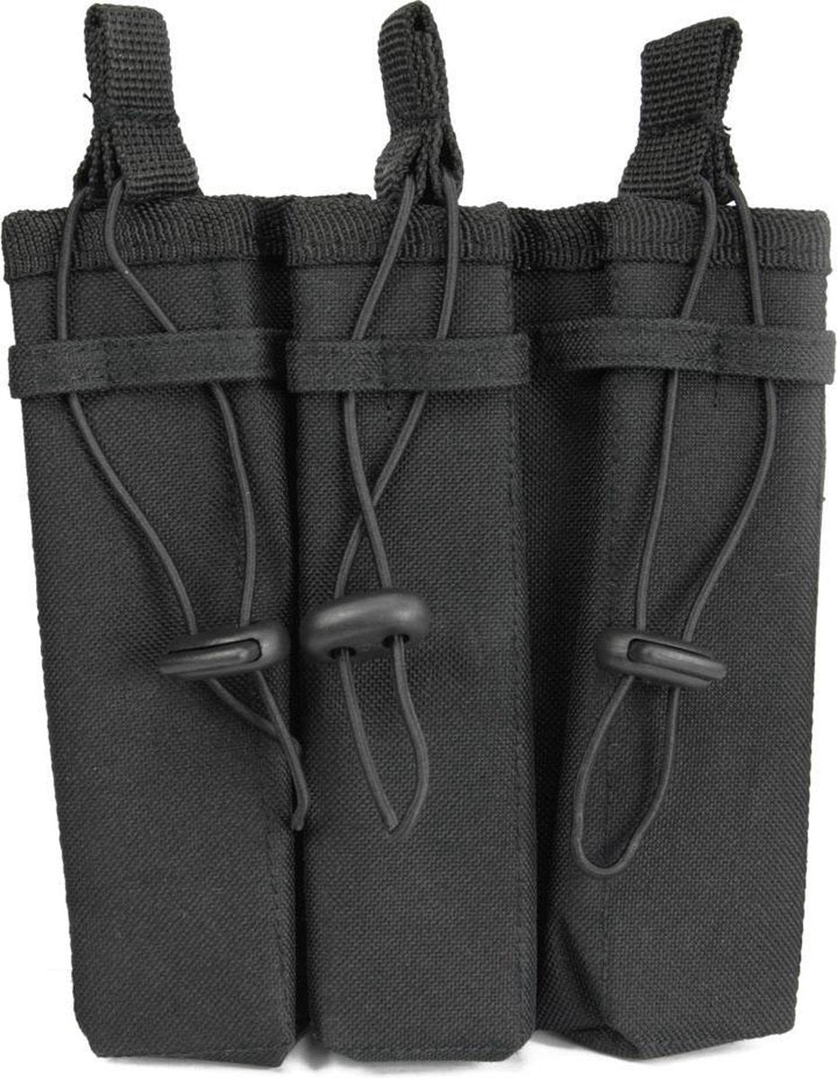 101Inc Molle pouch Sidearm 3 Mag. B zwart