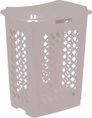 keeeper wasmand piet met deksel 60 liter grijs
