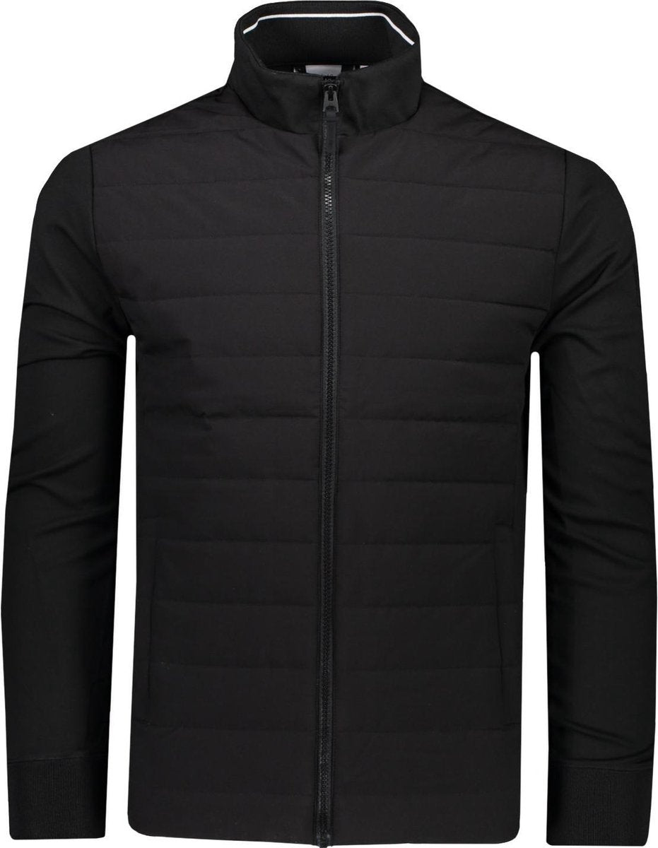 Calvin Klein Jas Zwart Normaal - Maat S - Heren - Herfst/Winter Collectie - Viscose;Polyamide