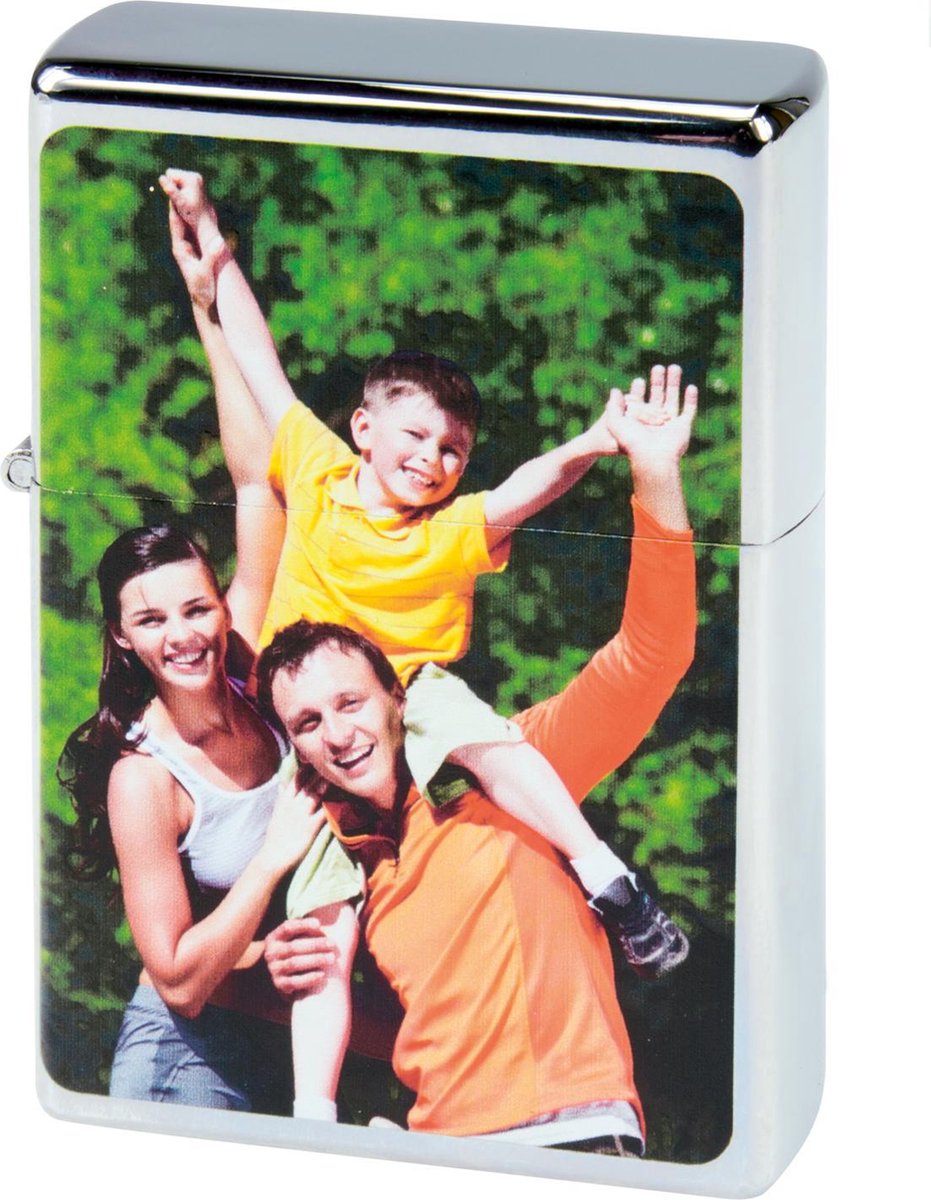 Benzine aansteker met foto in kleur !