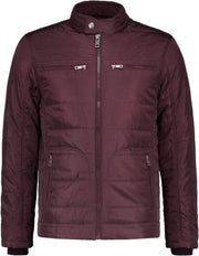 GENTS | Jack Down Jas Heren | Gevoerde Jas wine 0057 Maat 48