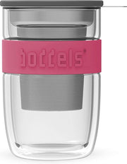Boddels SEEV dubbelwandig theeglas - 38 cl - Framboos