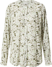Kaffe blouse moana Donkergroen-38 (M)