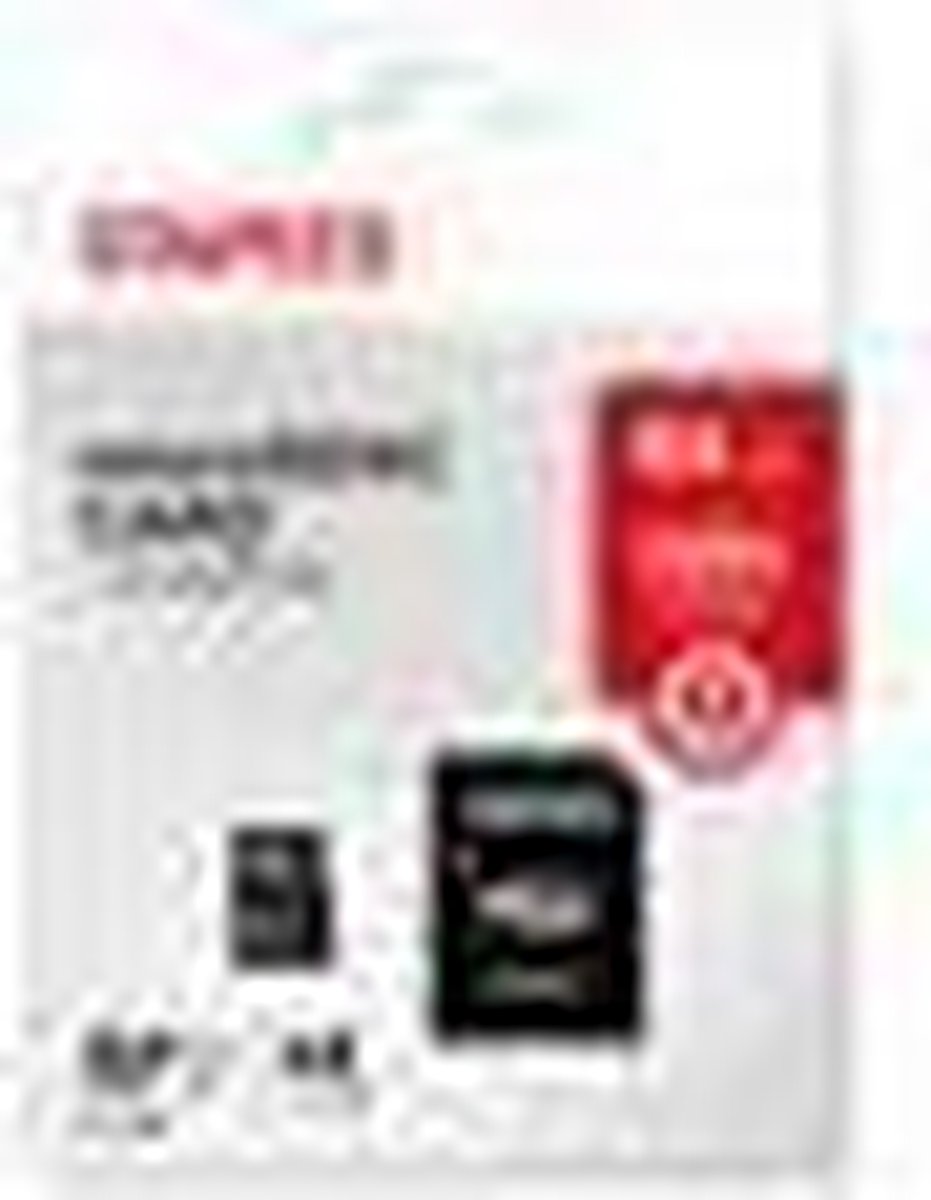 MicroSDHC Staples 64GB with SD adapter