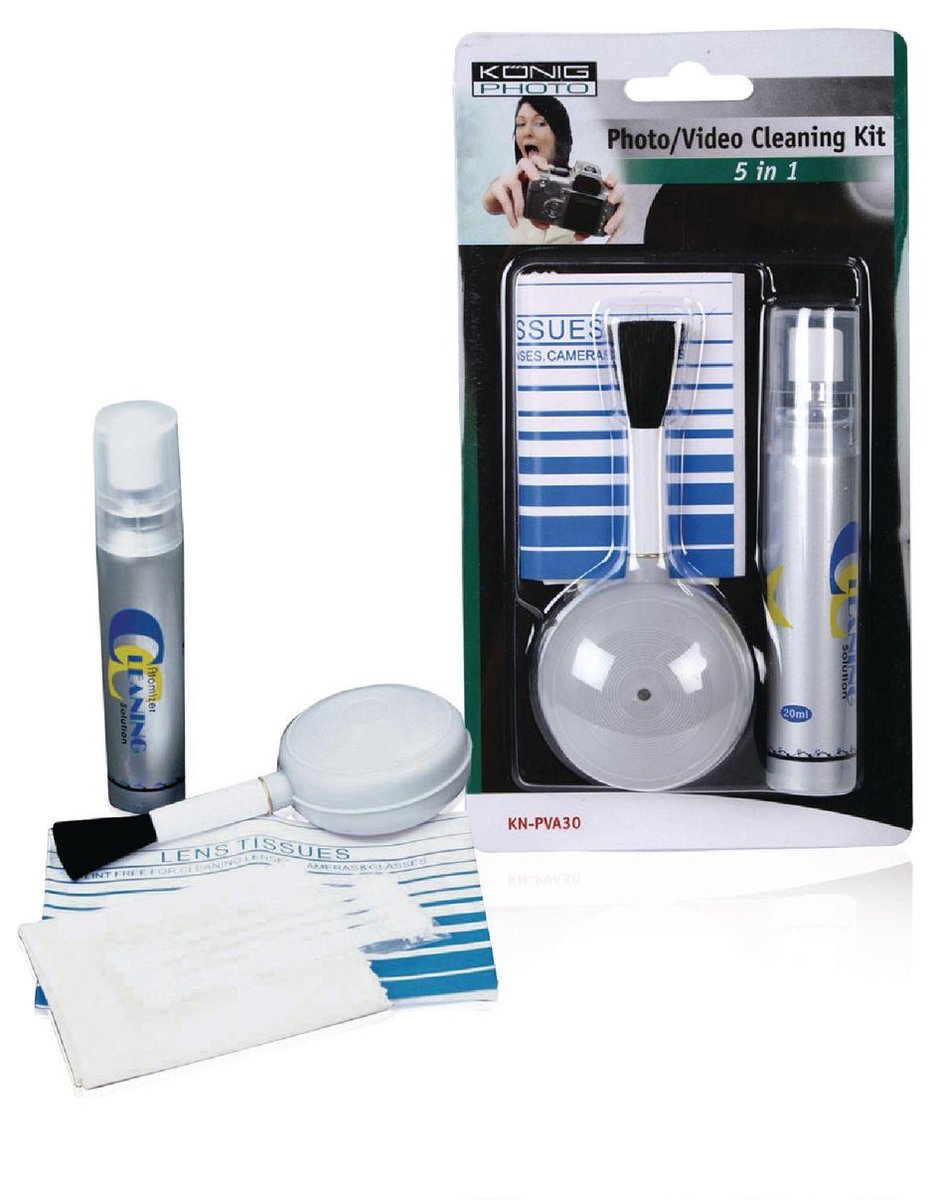 König 5-in-1 Foto & Video Reinigingsset