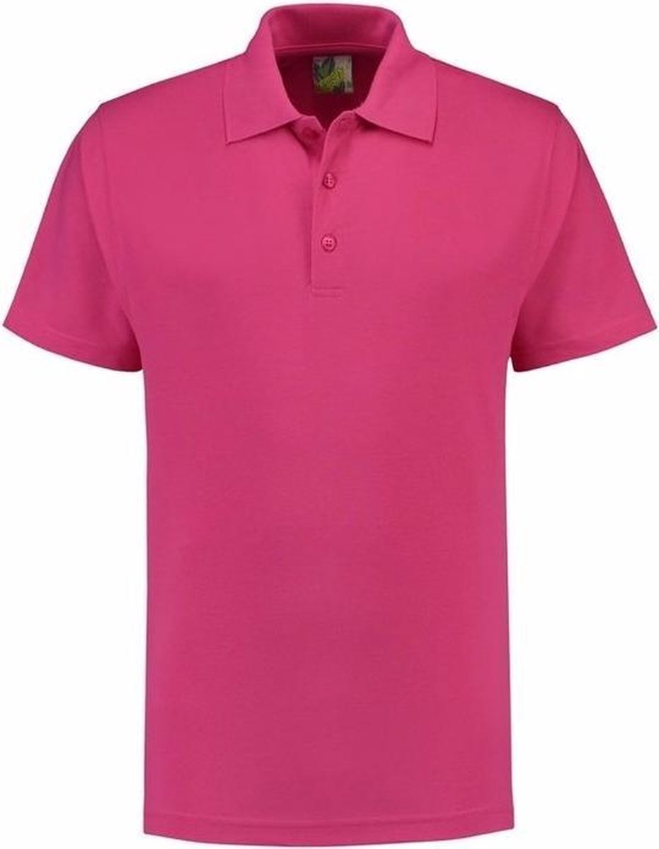 Premium poloshirt 100% katoen voor heren XL fuchsia