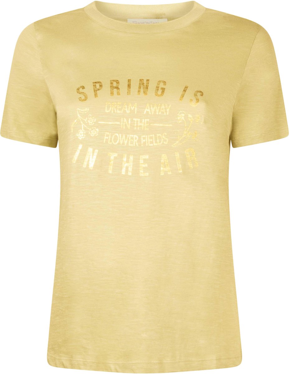 Tramontana | T-Shirt met Tekst Opdruk | Black | Maat M