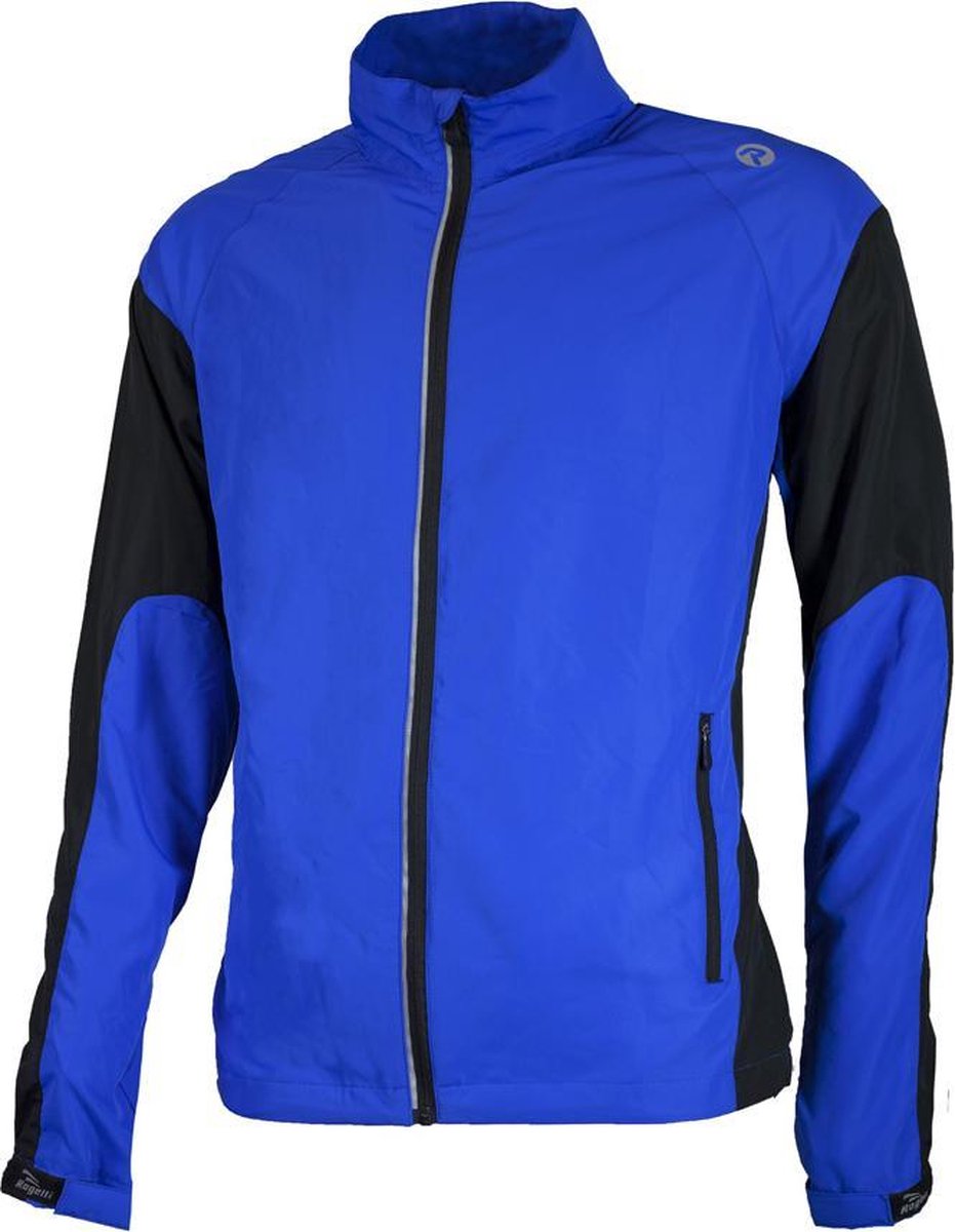 Rogelli Drummond Hardloopjack Heren  Sportjas - Maat XXL  - Mannen - blauw/zwart