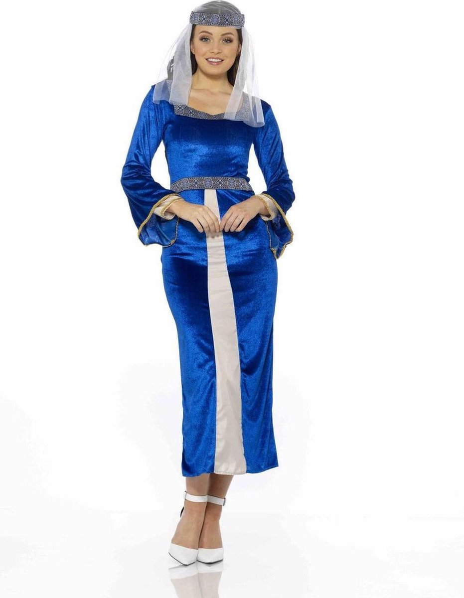 Karnival Costumes Verkleedkleding Maid Marion kostuum voor vrouwen Blauw - XS