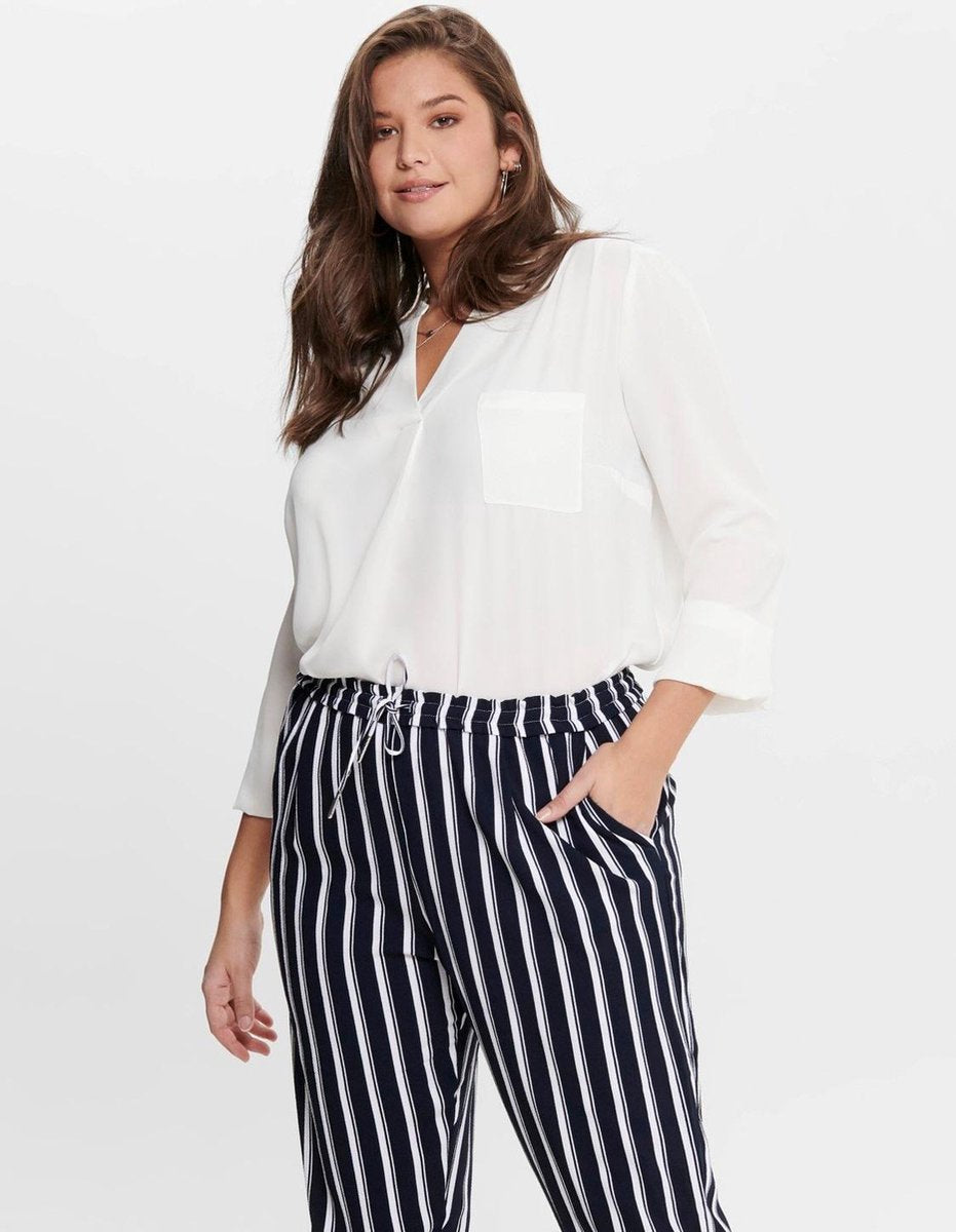 Only Carmakoma Carlavender Top/blouse Wit Maat 46