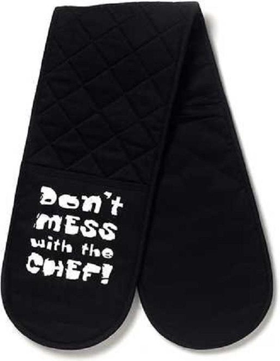 Cooksmart Ovenhandschoenen Don't mess with the Chef