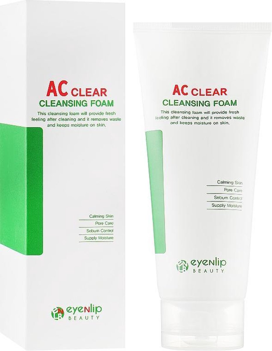 Eyenlip AC clear reinigingsschuim   Acne gezichtsreiniger 150 g