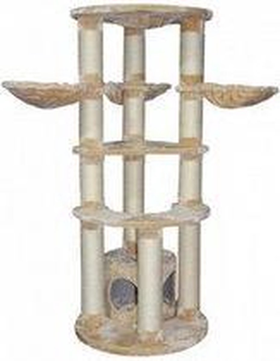 Topmast Heavy Krabpaal - Klimpaal - Ragdoll - Beige - 75 x 75 x 165 cm - Grote katten