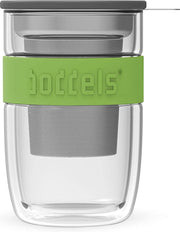 Boddels SEEV dubbelwandig theeglas - 38 cl - Groen