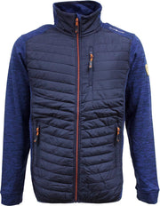 Kvardi Heren Fleece Vest in Navy Melange