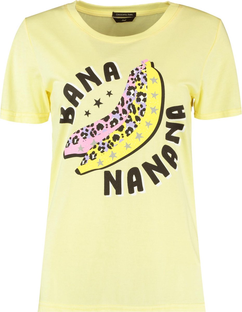 Colourful Rebel 10418 - Korte mouwen voor Vrouwen - Maat XS