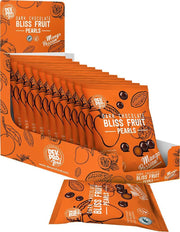 Dev. Pro. Chocolade Fruit Snack - echte mango passievrucht snack met pure chocolade - 12 zakjes van 40 gram - handige SRP verpakking