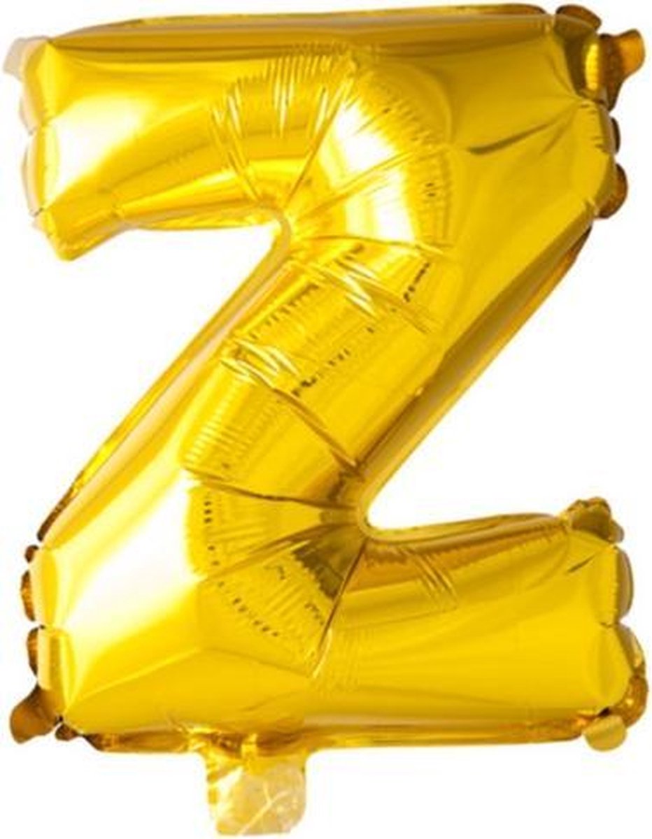 ballon - 100 cm - goud - letter - Z