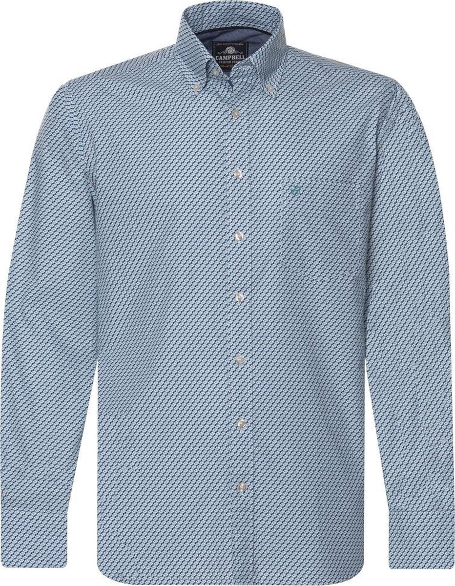 Campbell Classic Casual Overhemd Heren lange mouw